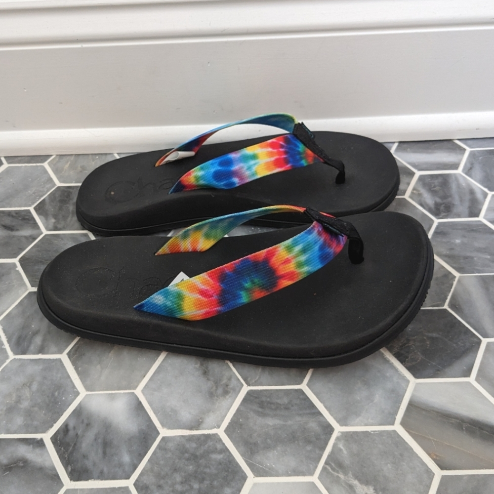 Chaco Men's Tie Dye Flip Flop Sandals